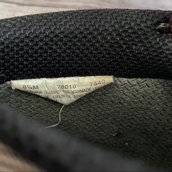 Timberland Canvas & Leather Lace Up Boots Sz 8.5 - Picture 12 of 13